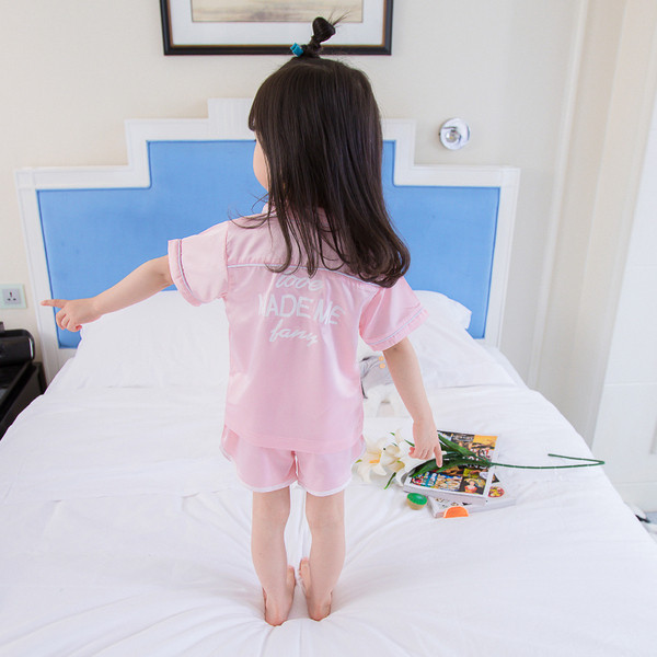 Gyerek pizsama lányoknak - rózsaszín és kék színben