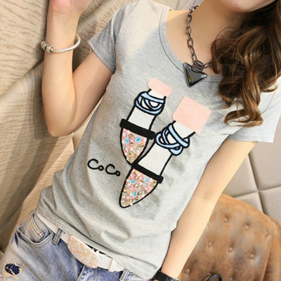 Καθημερινή γυναικεία μπλούζα με πέτρες σε τρία χρώματα