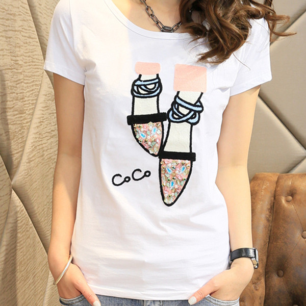 Καθημερινή γυναικεία μπλούζα με πέτρες σε τρία χρώματα