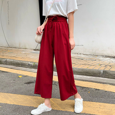 Alkalmi női nadrág nyakkendővel, három színben