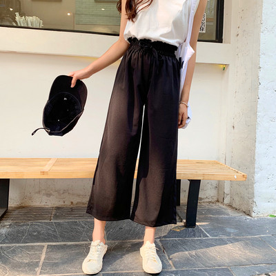 Alkalmi női nadrág nyakkendővel, három színben