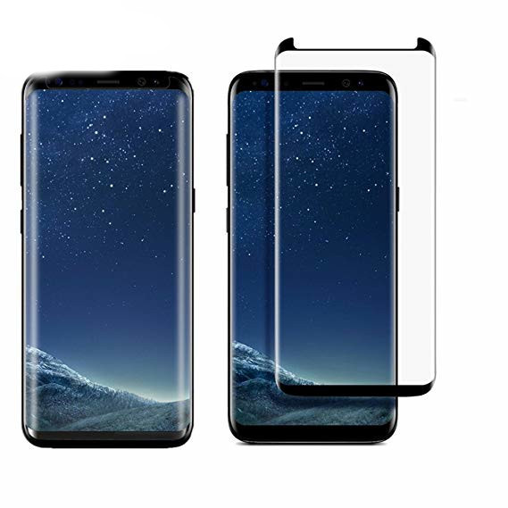 Προστατευτικό γυαλιού για Samsung S9 -Edge glue μαύρο χρώμα