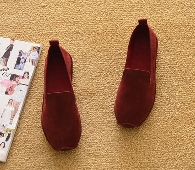 Mocasini casual dama din piele intoarsa eco multe culori