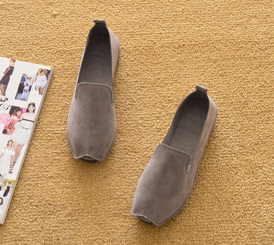 Mocasini casual dama din piele intoarsa eco multe culori