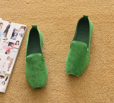 Mocasini casual dama din piele intoarsa eco multe culori