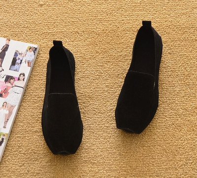 Mocasini casual dama din piele intoarsa eco multe culori