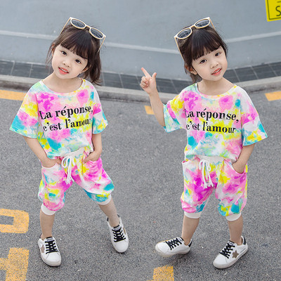 Gyerekkészlet lányoknak két színben nyakkendővel