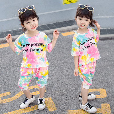 Gyerekkészlet lányoknak két színben nyakkendővel