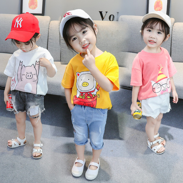 Gyermek póló fiúknak és lányoknak - három színben