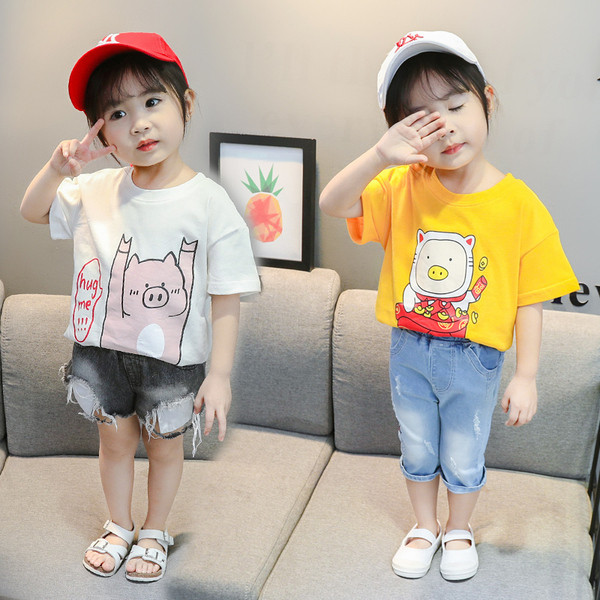 Gyermek póló fiúknak és lányoknak - három színben