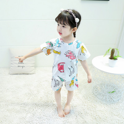 Gyerek pizsama két színben két részben lányoknak