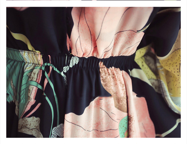 Γυναικείο κοντό φόρεμα με floral print