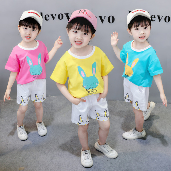 Gyermek modern szett lányoknak három színben, rátéttel