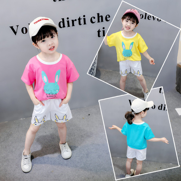 Gyermek modern szett lányoknak három színben, rátéttel