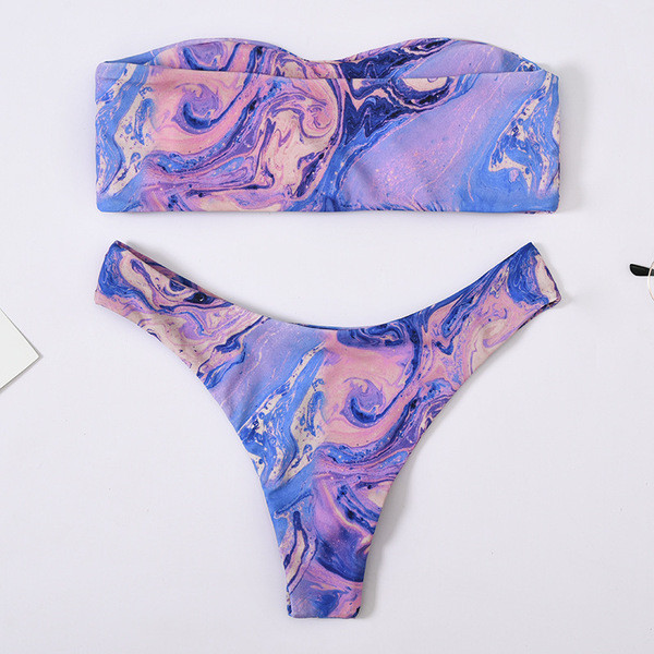 Színes kétrészes fürdőruha két modellben