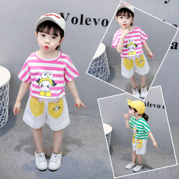 Napi gyermekkészlet lányoknak - két színben