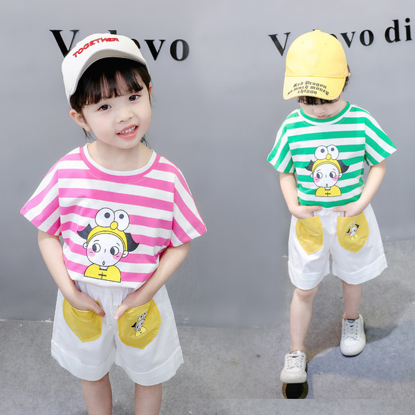 Napi gyermekkészlet lányoknak - két színben