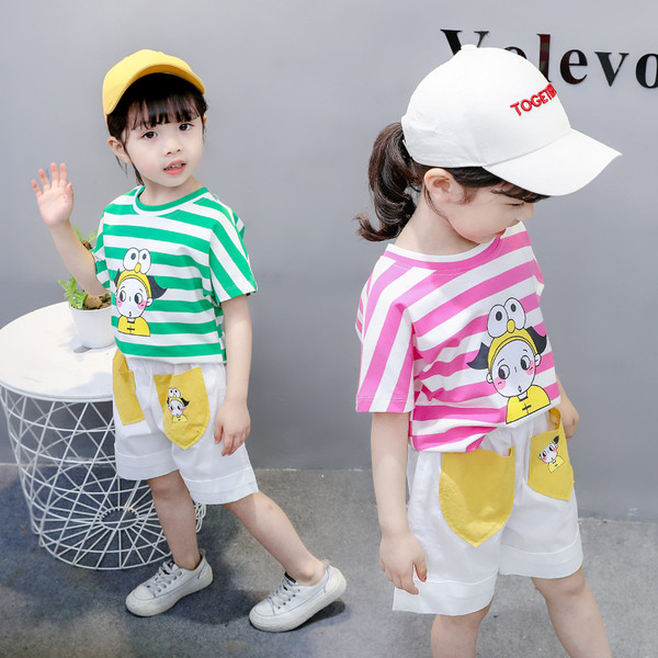 Napi gyermekkészlet lányoknak - két színben