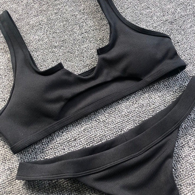 Γυναικείο μαγιό σε λευκό και μαύρο χρώμα