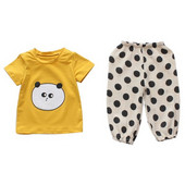 Modern gyerek szett lányoknak rátéttel - két színben