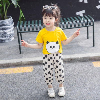 Modern gyerek szett lányoknak rátéttel - két színben