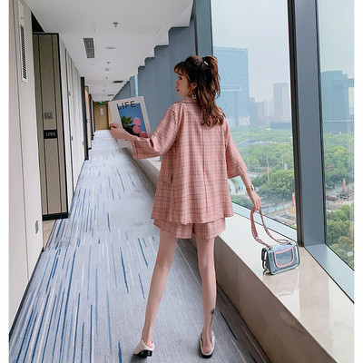 Set de jachetă și pantaloni scurți pentru femei