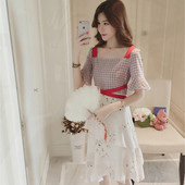 Καθημερινό γυναικείο φόρεμα με μανίκι 3/4