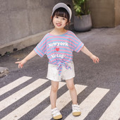 Tricou pentru copii modern pentru fete - două culori