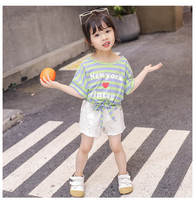 Tricou pentru copii modern pentru fete - două culori