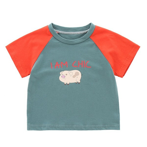 Gyerek póló lányoknak három színben, különböző alkalmazásokkal