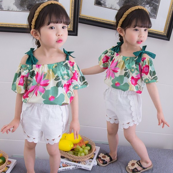 Új modell kétrészes gyerekkészlet - lányoknak