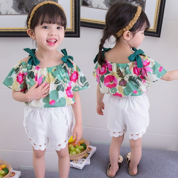 Új modell kétrészes gyerekkészlet - lányoknak