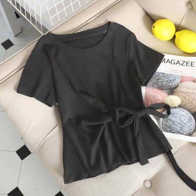 Καθημερινή γυναικεία μπλούζα με δεσμούς σε διαφορετικά χρώματα