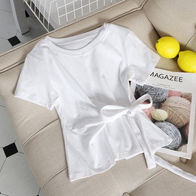 Καθημερινή γυναικεία μπλούζα με δεσμούς σε διαφορετικά χρώματα