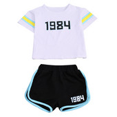 Sport és hétköznapi gyerek szett két színben lányoknak