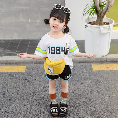 Sport és hétköznapi gyerek szett két színben lányoknak