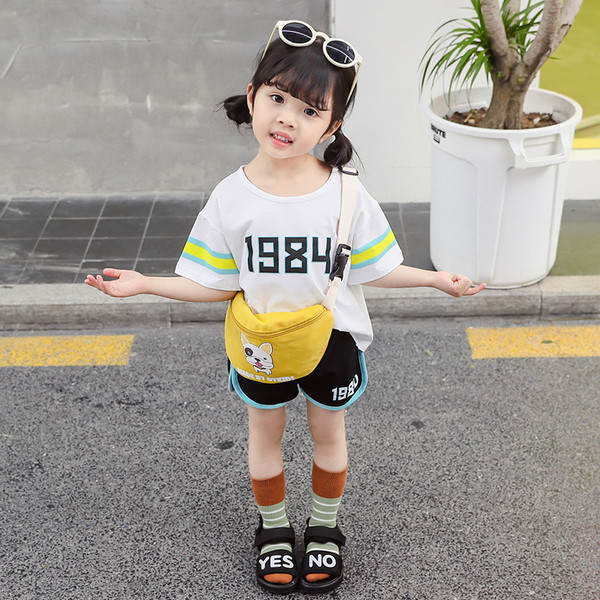 Sport és hétköznapi gyerek szett két színben lányoknak