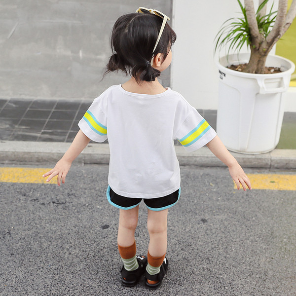 Sport és hétköznapi gyerek szett két színben lányoknak