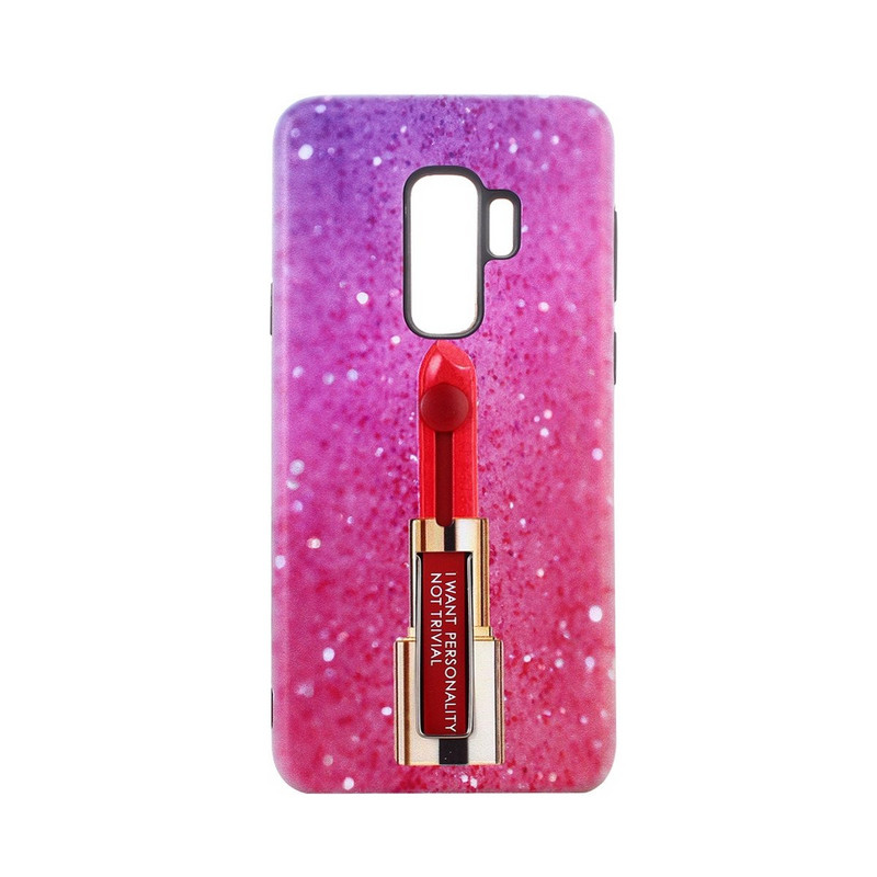 Husa din silicon cu imprimeu de ruj pentru iPhone XS Max