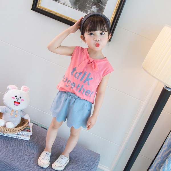 Gyerek modern szett rátéttel lányoknak