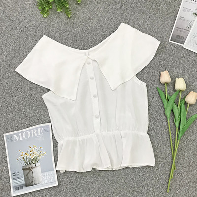 Модерен дамски потник с копчета в различни цветове