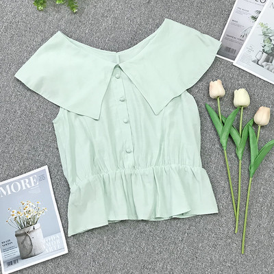 Модерен дамски потник с копчета в различни цветове