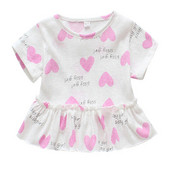 Új modell gyerek póló két színben - lányoknak