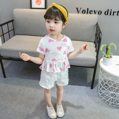 Új modell gyerek póló két színben - lányoknak