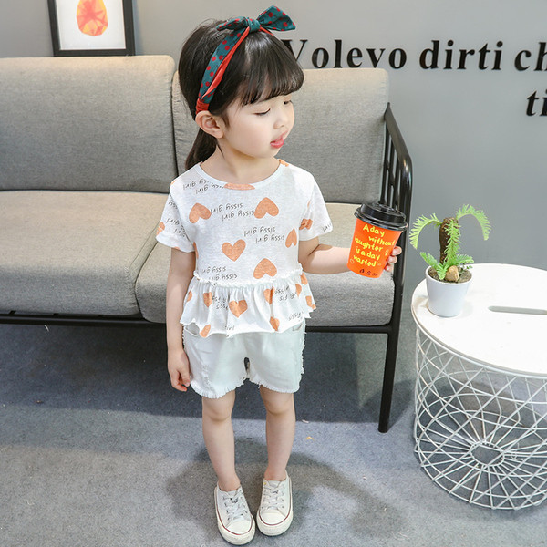 Új modell gyerek póló két színben - lányoknak