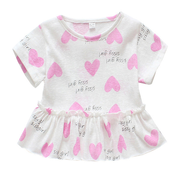 Új modell gyerek póló két színben - lányoknak