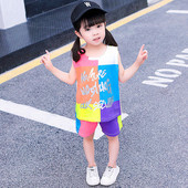 Set zilnic pentru copii cu inscripții - pentru fete