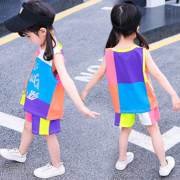 Set zilnic pentru copii cu inscripții - pentru fete