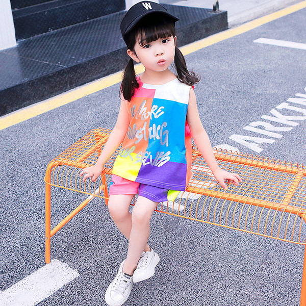 Set zilnic pentru copii cu inscripții - pentru fete