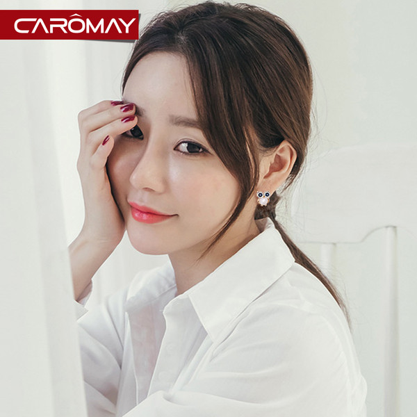 Női fülbevaló bagoly alakú